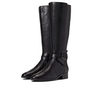 Naturalizer Women's Rena Zipper Narrow Calf Knee High Boots, Black Size 8.5M